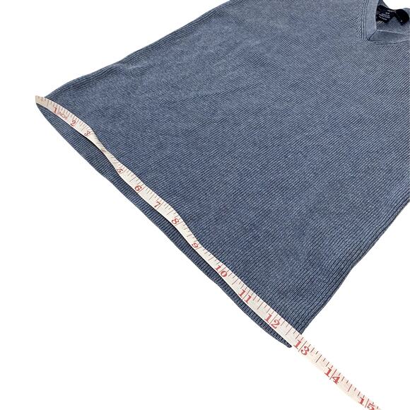 Knit Blue Tank Top by GAP 100% Cotton XS - Picture 6 of 7